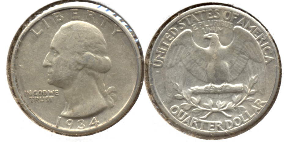 1934 Washington Quarter EF-40