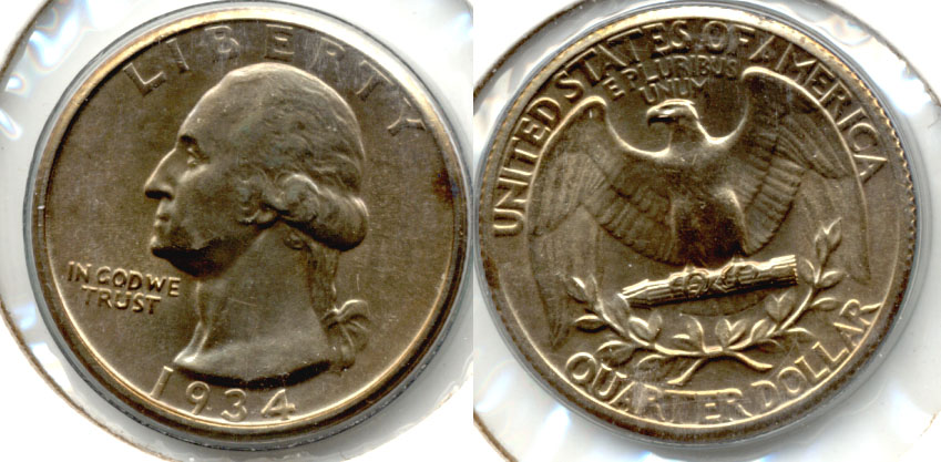 1934 Washington Quarter MS-63