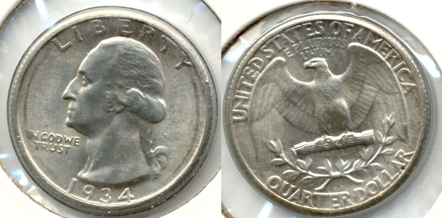 1934 Washington Quarter MS-63 a