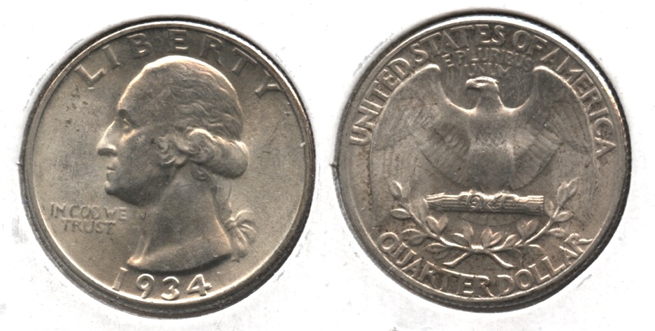 1934 Washington Quarter MS-63 #b