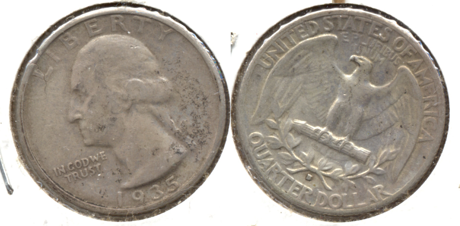 1935-D Washington Quarter Fine-12 b