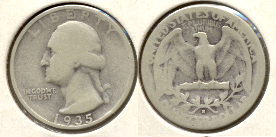 1935-S Washington Quarter AG-3