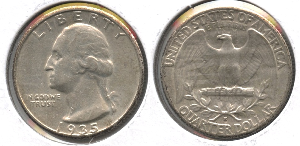 1935-S Washington Quarter EF-40 #a