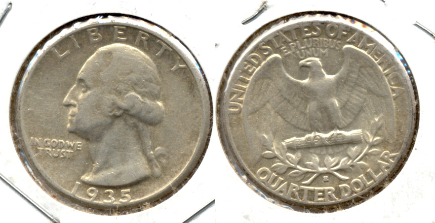 1935-S Washington Quarter VF-20