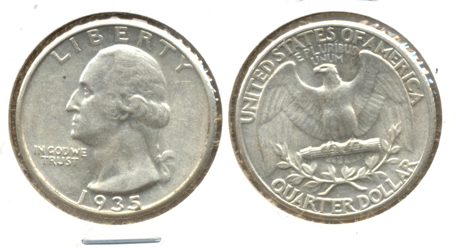 1935 Washington Quarter AU-50 d