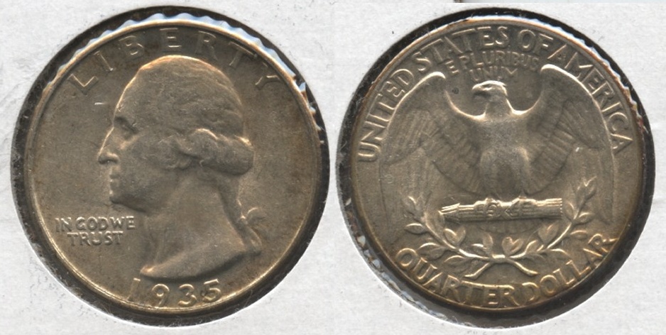 1935 Washington Quarter AU-50 #i