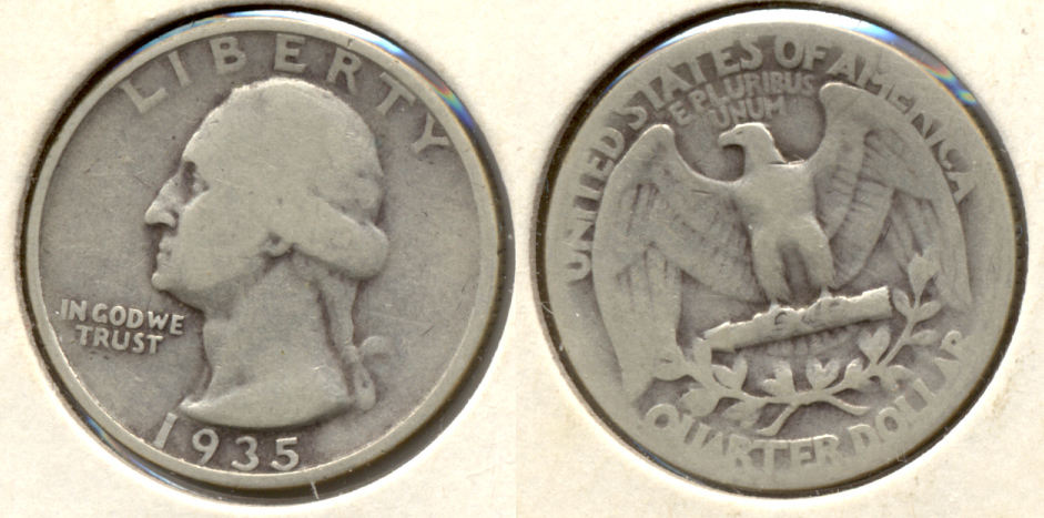 1935 Washington Quarter Good-4
