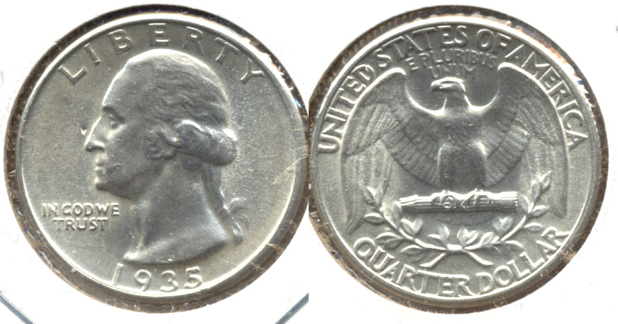 1935 Washington Quarter MS-63 a