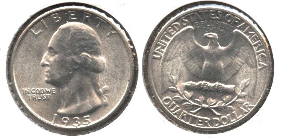 1935 Washington Quarter MS-64