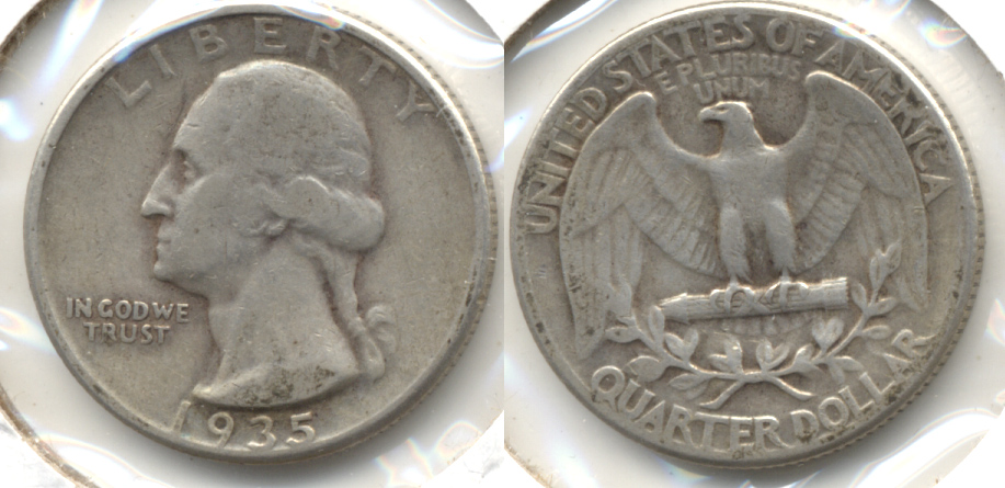1935 Washington Quarter VF-20 c