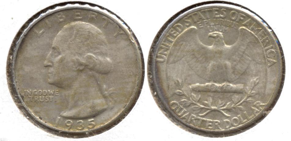 1935 Washington Quarter VF-20 d