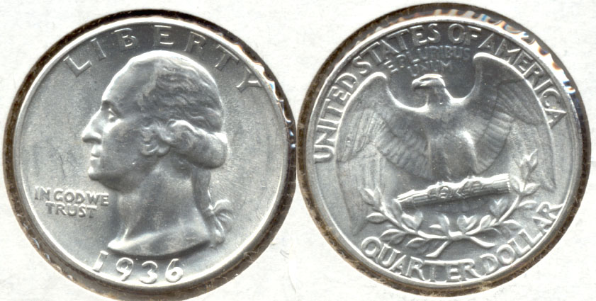 1936 Washington Quarter MS-64