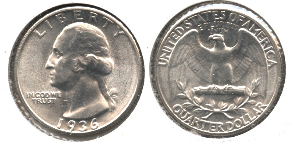 1936 Washington Quarter MS-64 #a