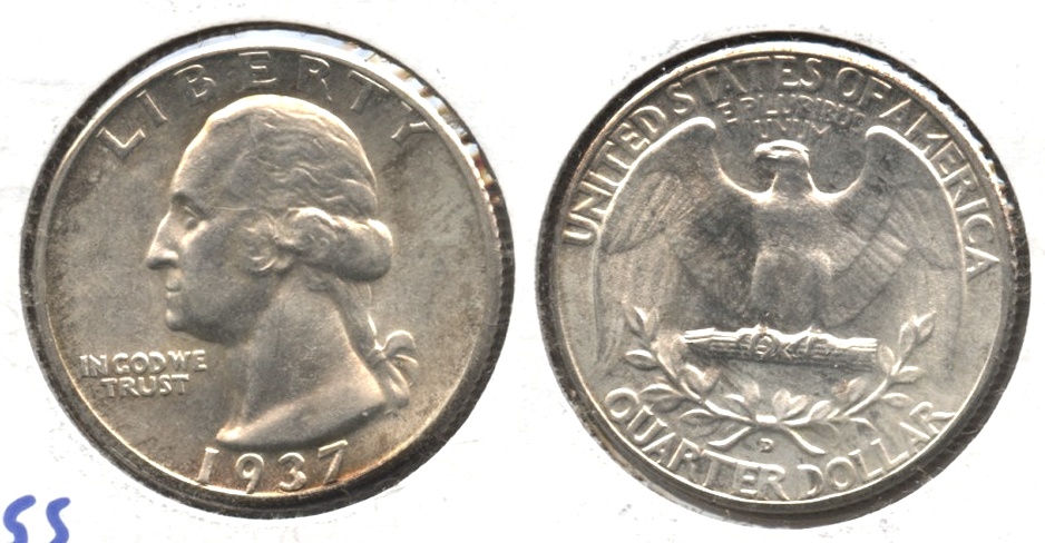 1937-D Washington Quarter MS-63