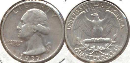 1937-S Washington Quarter VF-20