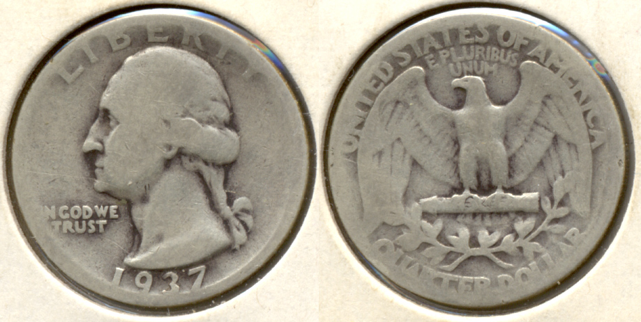 1937 Washington Quarter AG-3