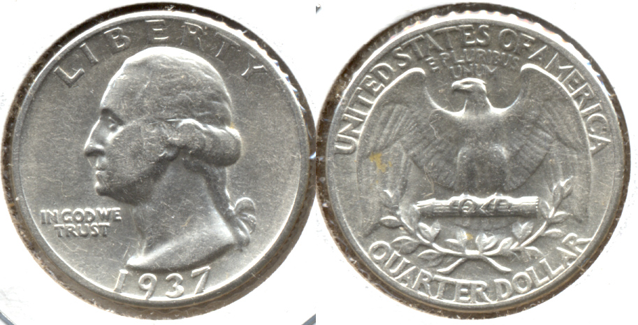 1937 Washington Quarter EF-40 Dipped