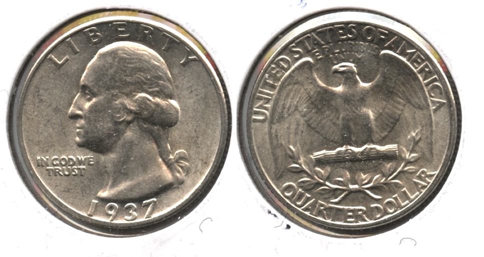 1937 Washington Quarter MS-63 b