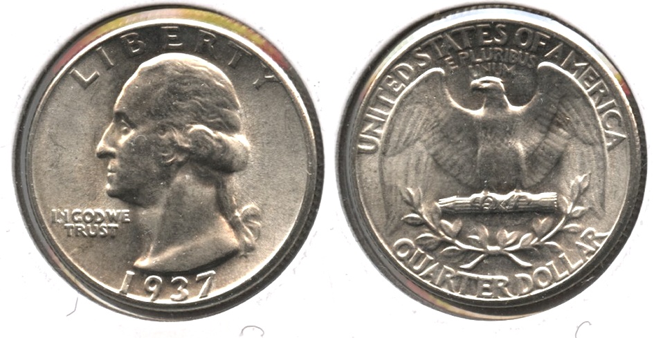 1937 Washington Quarter MS-63 c