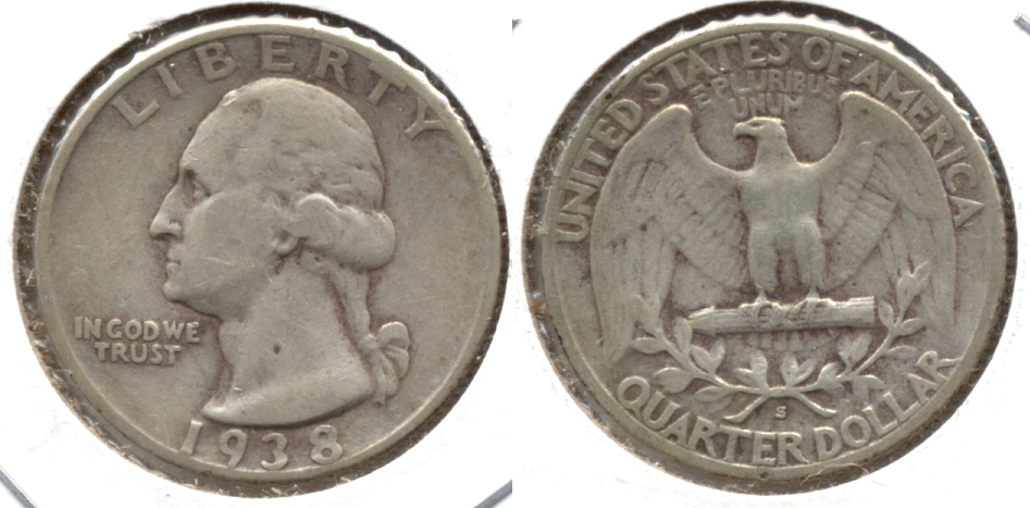 1938-S Washington Quarter Fine-12