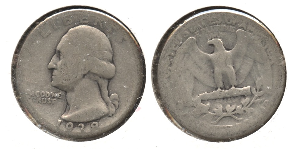 1938 Washington Quarter AG-3