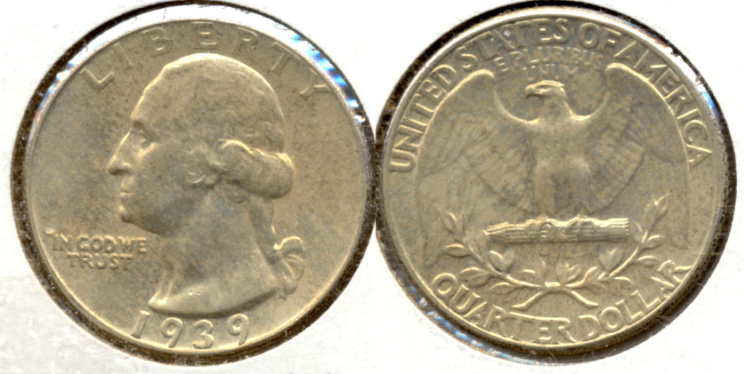 1939 Washington Quarter MS-63 a