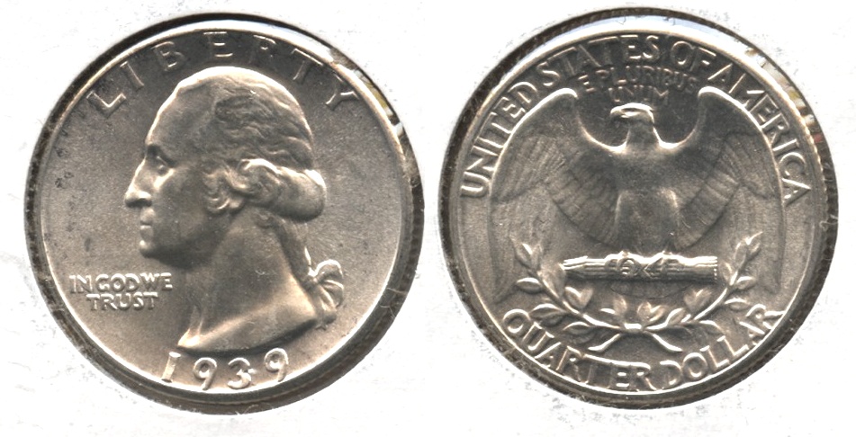 1939 Washington Quarter MS-63 #d