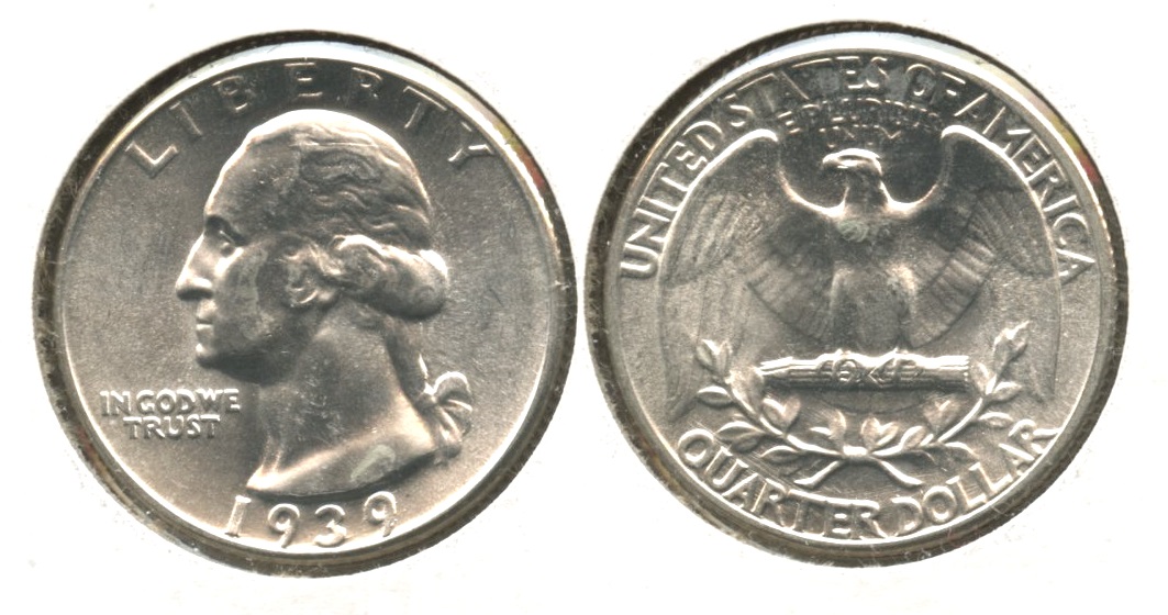 1939 Washington Quarter MS-64 #a