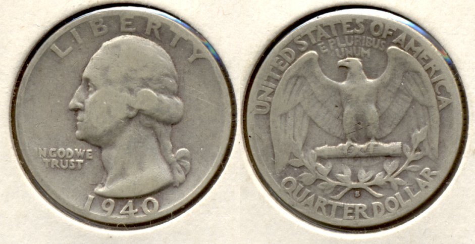 1940-S Washington Quarter VG-8