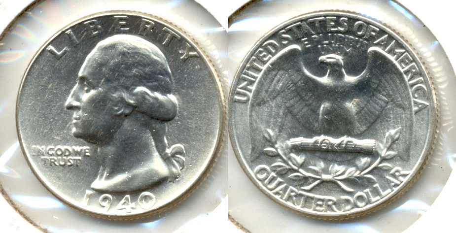 1940 Washington Quarter MS-63 b
