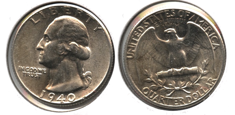 1940 Washington Quarter MS-63 g
