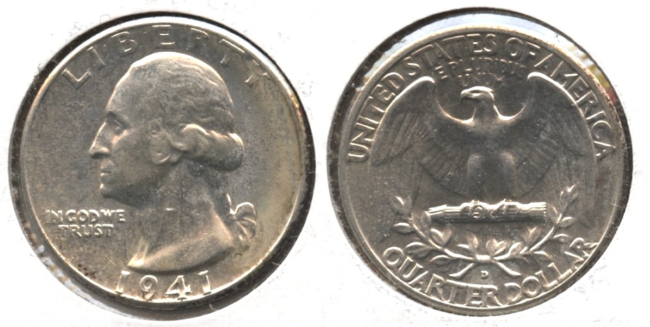 1941-D Washington Quarter AU-50 #h