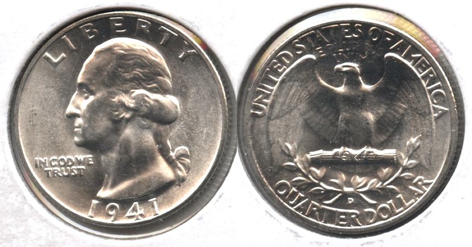 1941-D Washington Quarter MS-65
