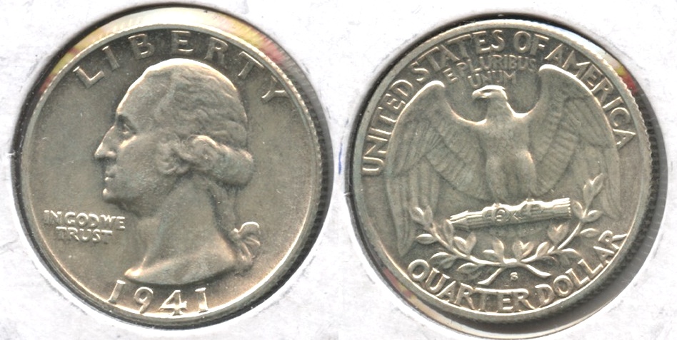 1941-S Washington Quarter AU-55 #b