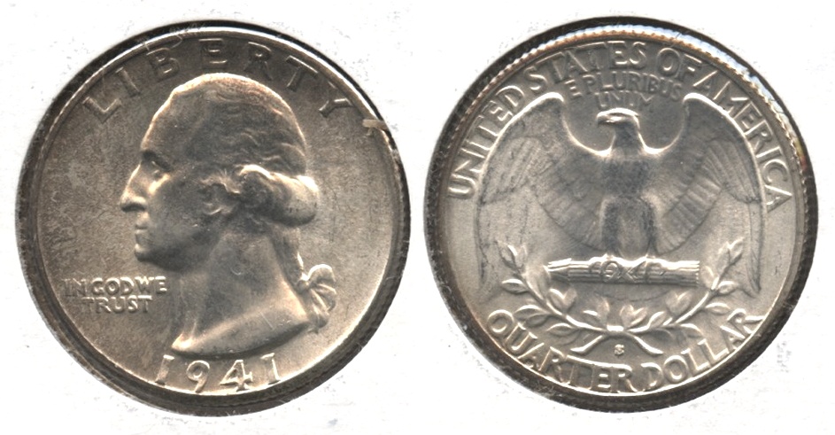 1941-S Washington Quarter MS-64 #a