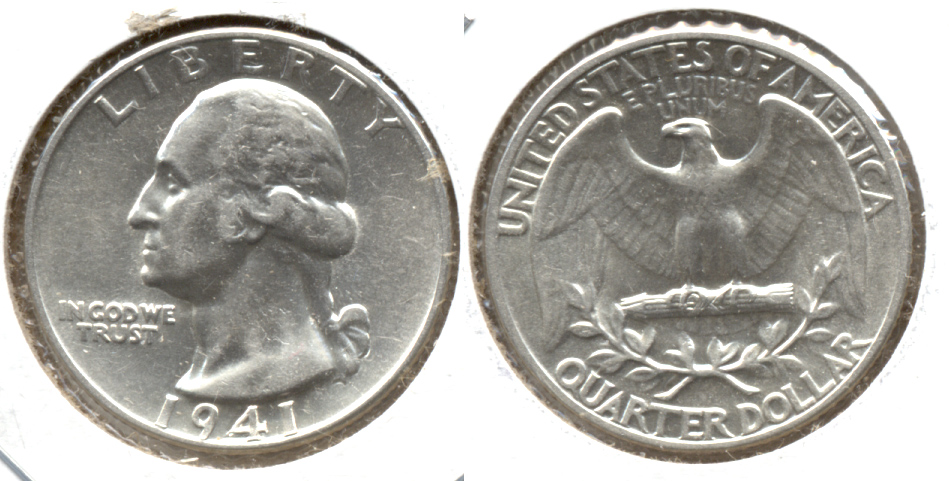 1941 Washington Quarter AU-50