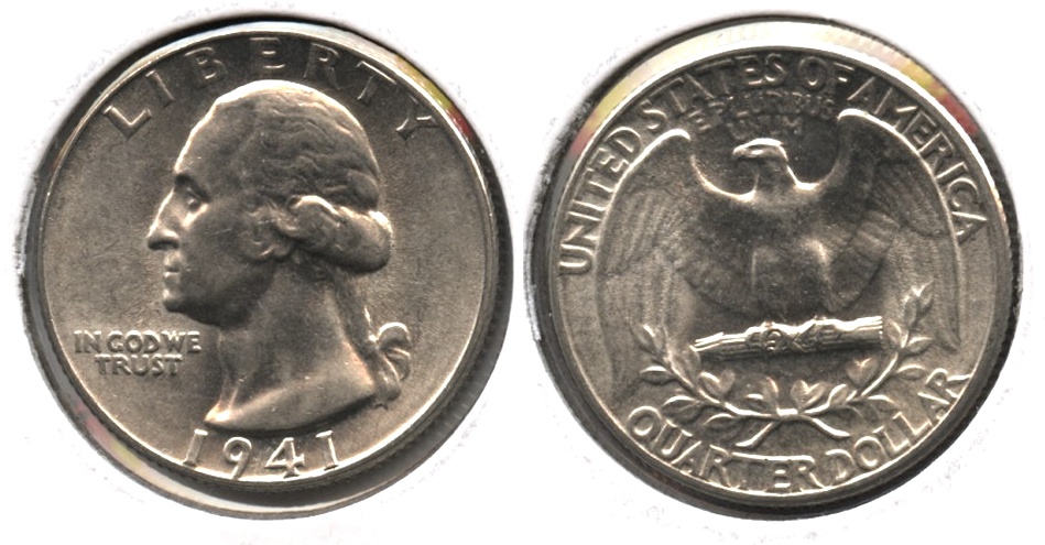 1941 Washington Quarter AU-55 g