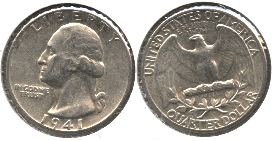 1941 Washington Quarter EF-45