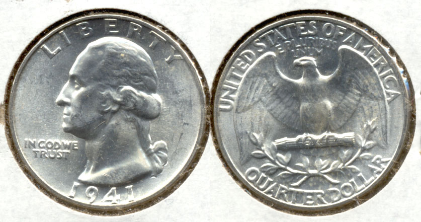 1941 Washington Quarter MS-63 a