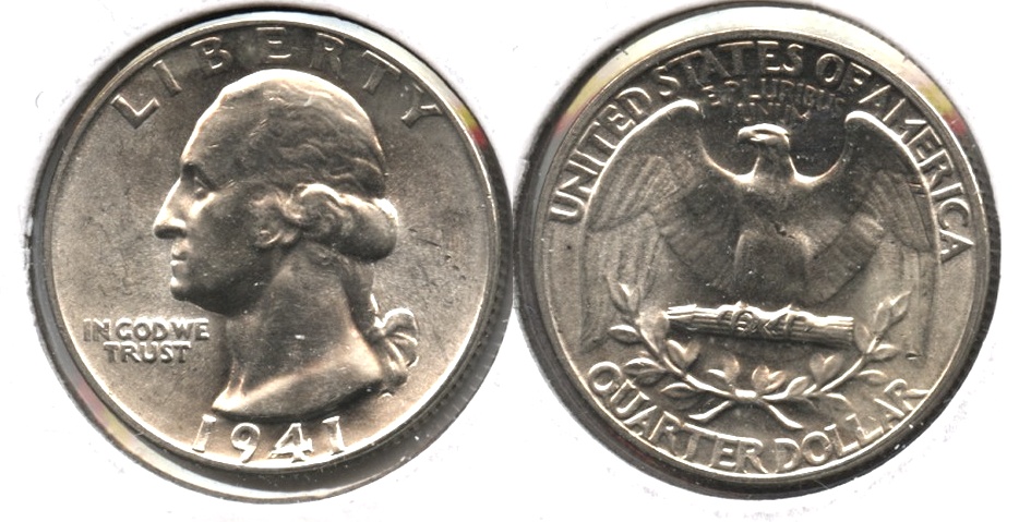 1941 Washington Quarter MS-63 i