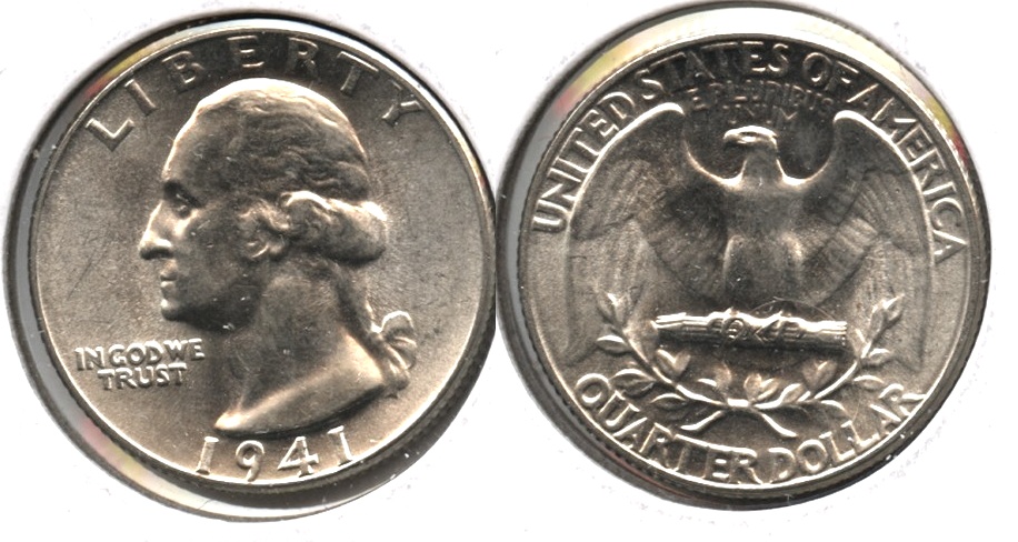1941 Washington Quarter MS-63 m
