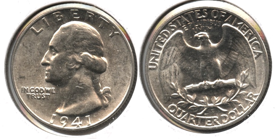 1941 Washington Quarter MS-63 o