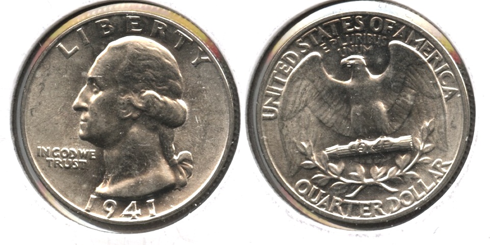 1941 Washington Quarter MS-63 p