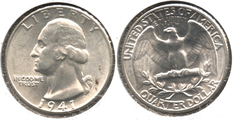 1941 Washington Quarter MS-63 #u