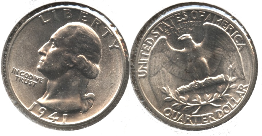 1941 Washington Quarter MS-63 #x
