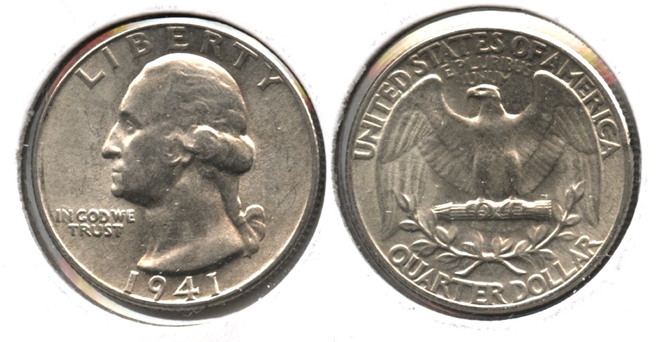 1941 Washington Quarter MS-64 a