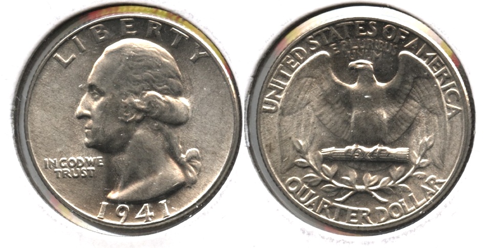 1941 Washington Quarter MS-65