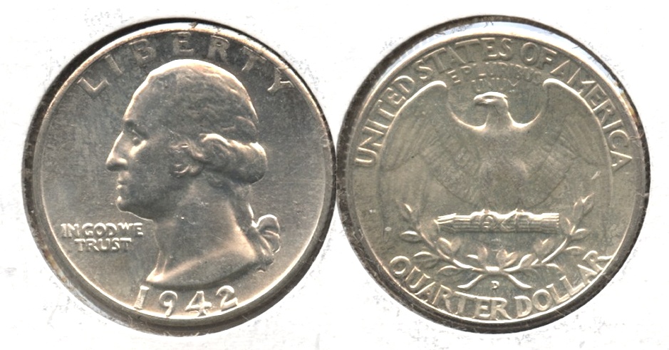 1942-D Washington Quarter MS-63