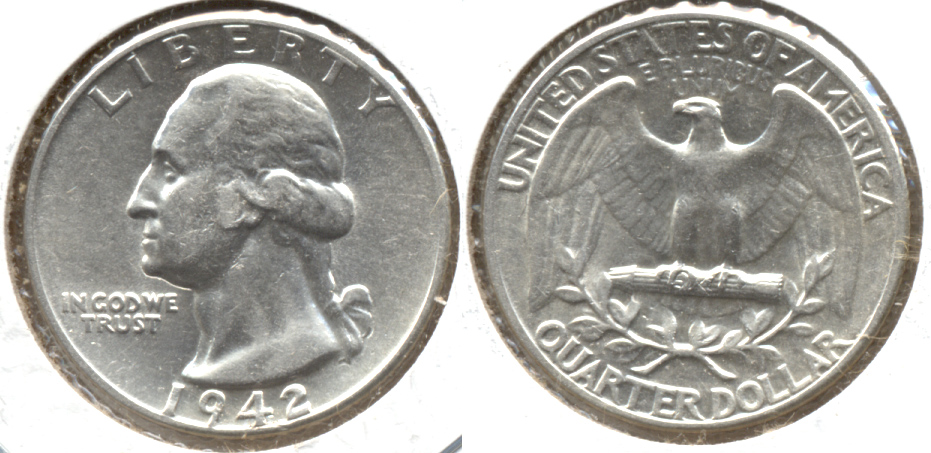 1942 Washington Quarter EF-45