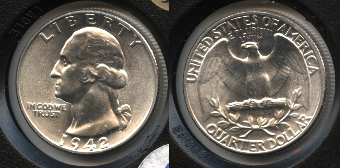 1942 Washington Quarter MS-63 #f